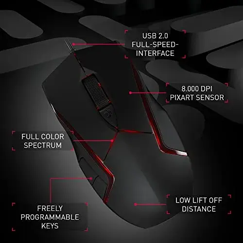 Cherry MC 3.1 5000 DPI Optico RGB