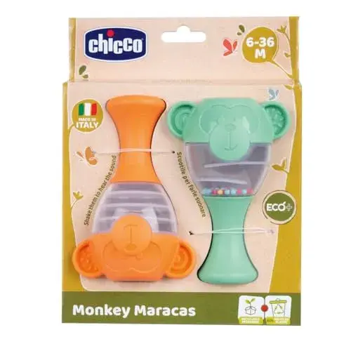 Chicco Brinquedos Musicais Maracas Macacos
