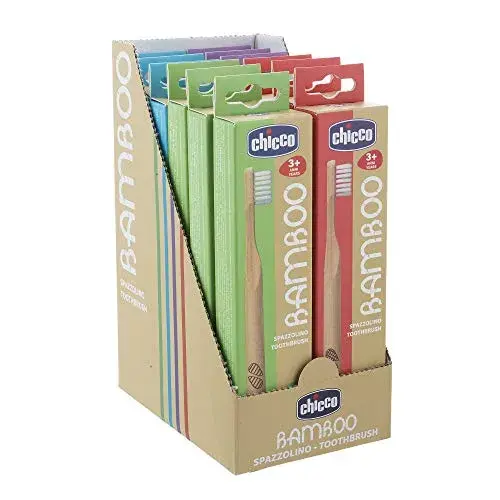 Chicco Escova de Dentes Bamboo 100% Natural Ultra Fina