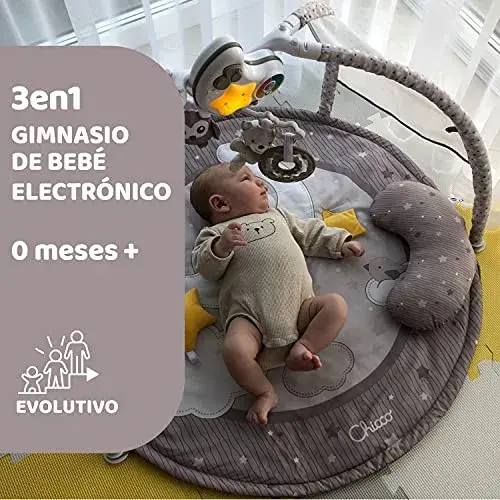 Chicco Ginásio Cromático First Dreams ginásio de atividades faixa etária Cinza