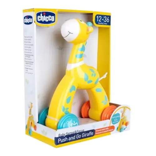 Chicco Girafa Push&Go Brinquedo Interativo para Bebês