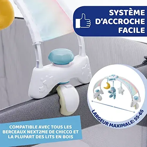 Chicco Móbile Berço Rainbow Sky Arco de Brincar 2 em 1 Azul