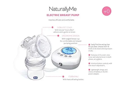 Chicco Naturally Me Extrator de Leite Elétrico 150ml