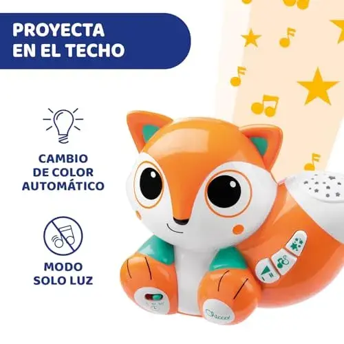 Chicco Projetor de Luz Noturna Foxy Morango