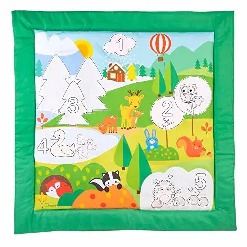 Chicco Tapete Colorir Estações para Crianças 80x80cm com Efeito Mágico