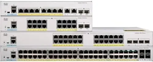 Cisco Catalyst 1000-24P-4G-L Switch Administrado 24 Portas PoE