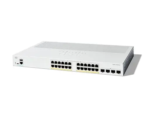 Cisco Catalyst 1300-24P-4G Switch de Rede 10/100/1000 24 Portas