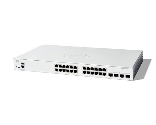 Cisco Catalyst 1300-24T-4G Switch 24 portas