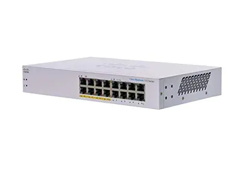 Cisco CBS110-16PP-EU Switch de Rede 10/100/1000 com PoE