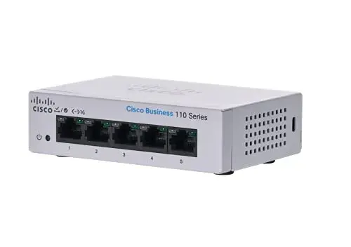 Cisco CBS110-5T-D Switch de Rede 10/100/1000 5 Portas
