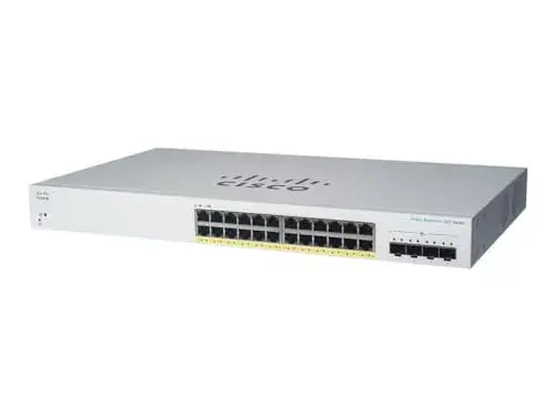 Cisco CBS220-24P-4G Switch de Rede 24 Portas 10/100 PoE