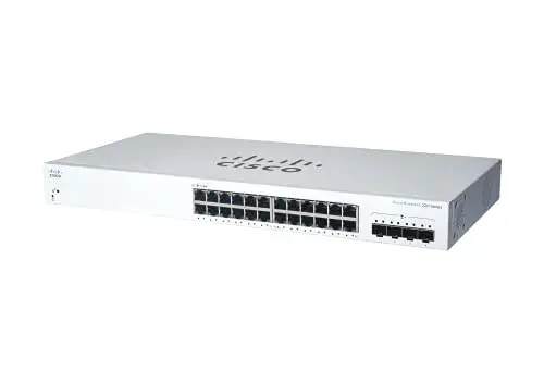 Cisco CBS220-24T-4X-EU Switch de Rede 10/100/1000 24 portas