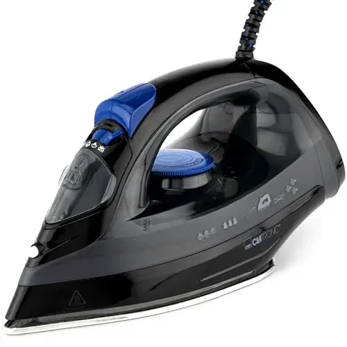 Clatronic DB3703 1800W Preto/azul Vapor contínuo, auto-limpeza