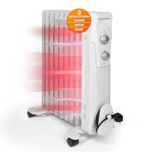 Clatronic RA 3736 2000W Controle Branco