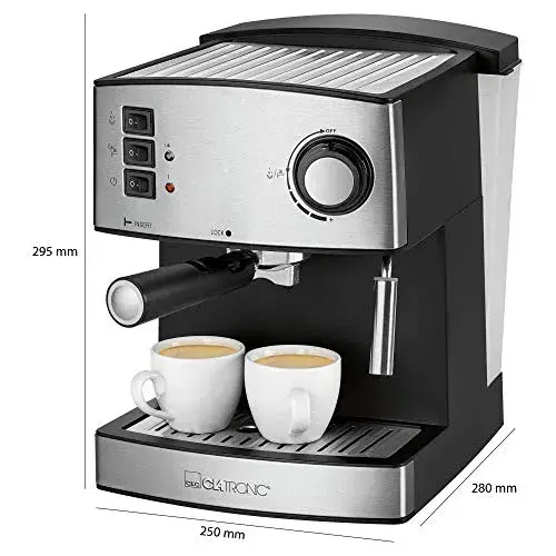 Clatronic ES3643 15 bares expresso e cappuccino