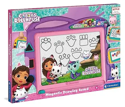 Clementoni Gabby’s Dollhouse Quadro magnético para desenho 4+
