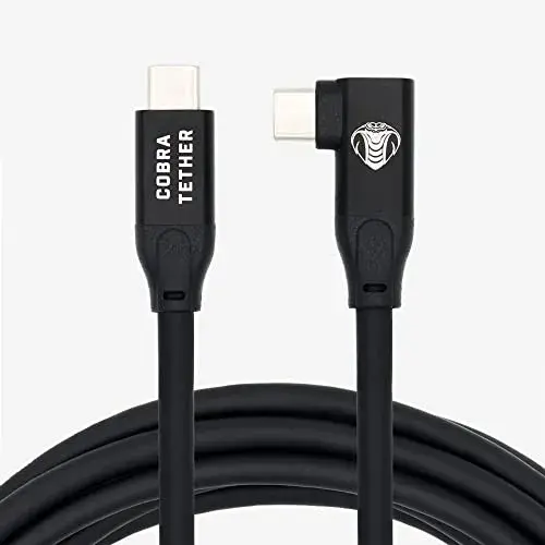 Cobra Tether Extensão USB-C para USB-C 10m Amarelo