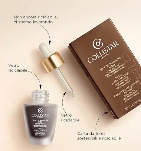 Collistar Autobronzeador Facial Concentrado Dourado 30ml