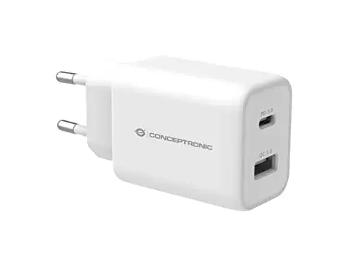 Conceptronic Althea 33W Carregador USB Pd Pps Branco