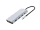 Conceptronic Base Duplicador de Portas USB-C 110519307101 compatível com Windows e Mac Cinza