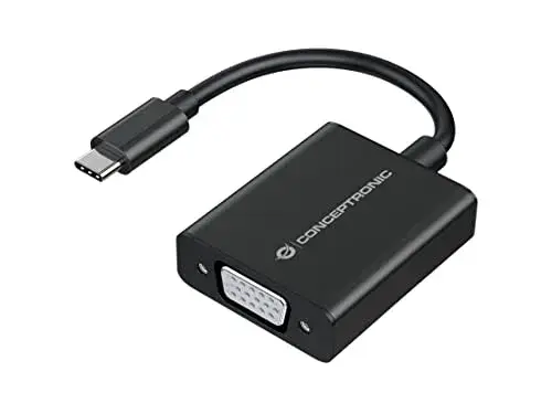 Conceptronic Cabo VGA 0,15 m Macho USB-C