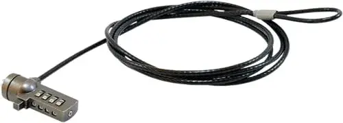 Conceptronic cnbcomlock18 Cadeado de segurança para notebook, 1,8 m, combinação