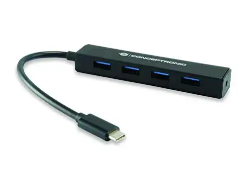 Conceptronic CTC4USB3 HUB USB 3.2 Gen 1 4 portas