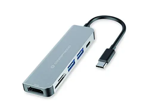 Conceptronic DONN02G Hub 6-em-1 USB-C PD HDMI