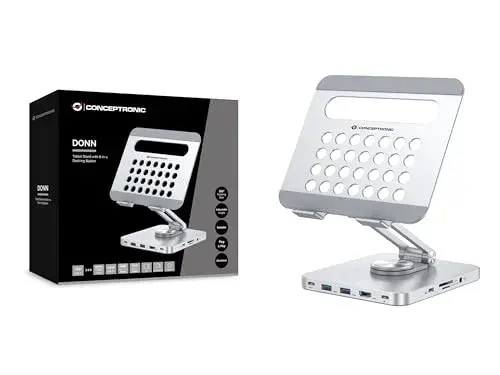 Conceptronic DONN26G Docking Station USB 3.2 Gen 1 Prateado