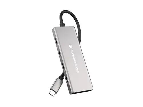 Conceptronic HUBBIES17G Hub USB com 7 portas