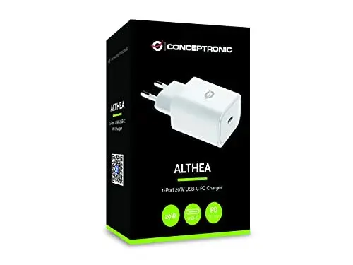 Conceptronic Althea07W 20W Carregador USB-C White