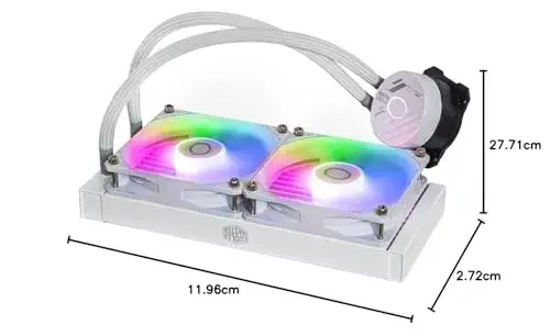 Cooler Master Water Cooling MasterLiquid 240L Core ARGB Branco