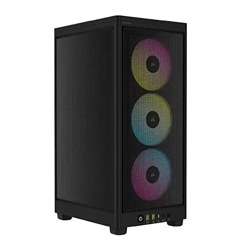 Corsair 2000d Airflow Small Form Factor Preto Refrigeração Extrema, Ranhura Tripla