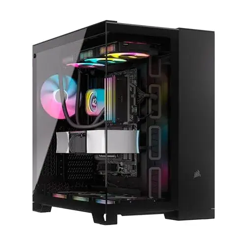 Corsair 6500X RGB Caixa Midi Tower Preto Vidro Temperado