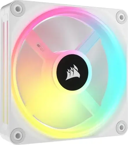 Corsair ventoinha para PC 120mm branca iCUE Link QX120 RGB