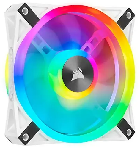 Corsair ventoinha para PC 120mm branco iCUE QL120 RGB