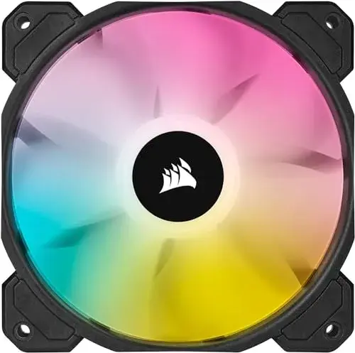 Corsair ventoinha para PC 120mm preta RGB Elite