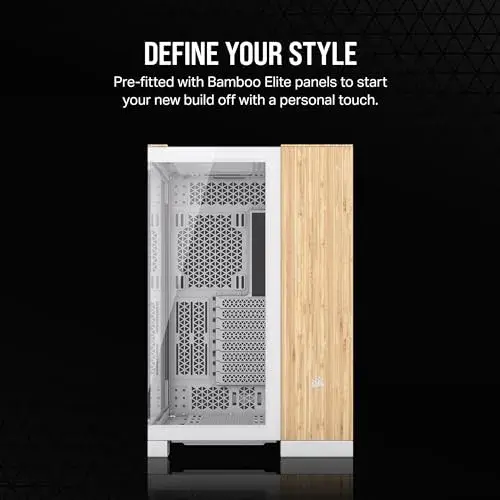 Corsair 6500X Semitorre ATX Vidro Temperado Branco Refrigeração personalizada