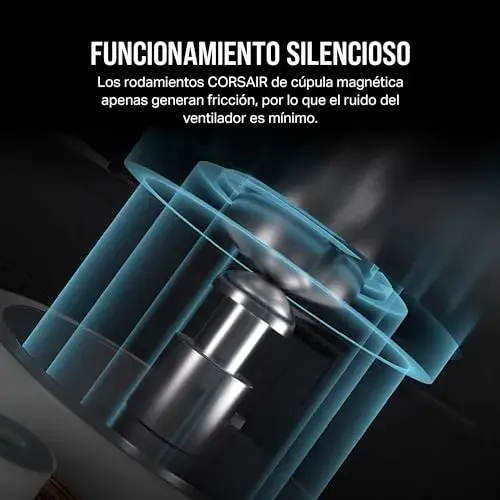 Corsair ventoinha para PC PWM Preto RX120