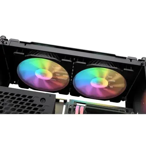 Cougar Dust 2 Caixa de PC Preto Cinzento Ferro