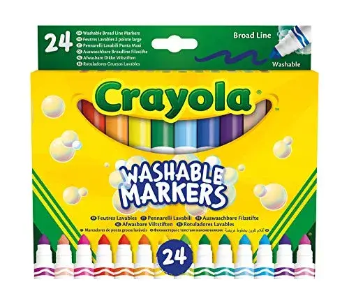 Crayola Marcadores Maxi Ponta Laváveis 24 cores