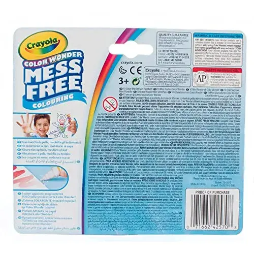 Crayola Canetas de Feltro Color Wonder 10 Unidades