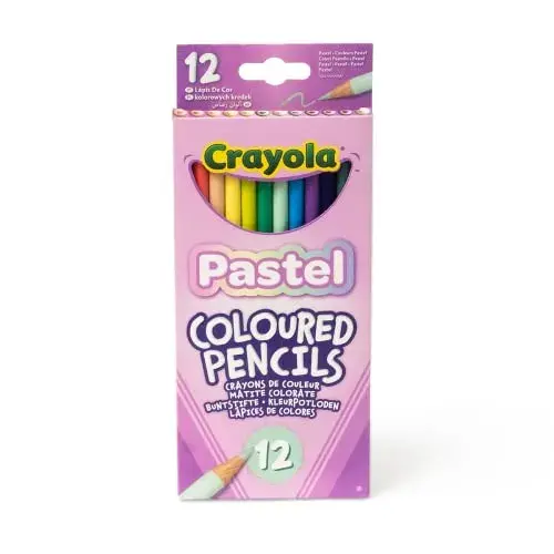 Crayola Lápis de Cor Pastel 12 Unidades