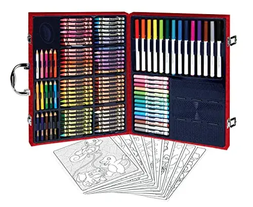 Crayola Mala de Artista Pokémon Kit Criativo para Meninos e Meninas a partir de 5 anos