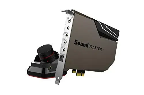 Creative Sound Blaster AE-7 Placa de Som PCI-E Áudio 5.1 canais, DTS Dolby Digital