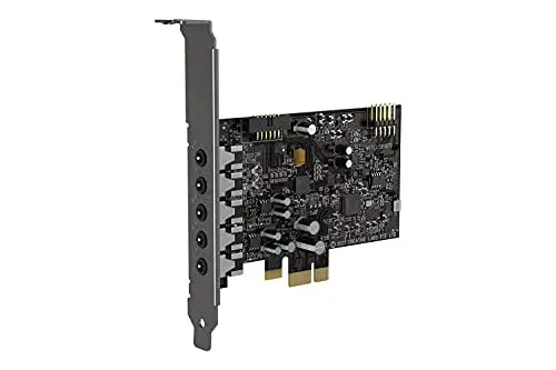 Creative Sound Blaster Audigy Fx V2 Placa de Som PCI-E Áudio 24bit 5.1 canais