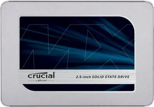 Crucial MX500 500GB SSD SATA III Metálico
