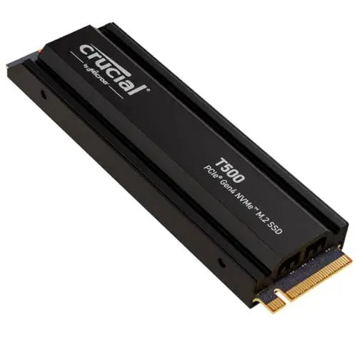 Crucial T500 1TB SSD NVMe M.2 PCI Express 4.0 Gray