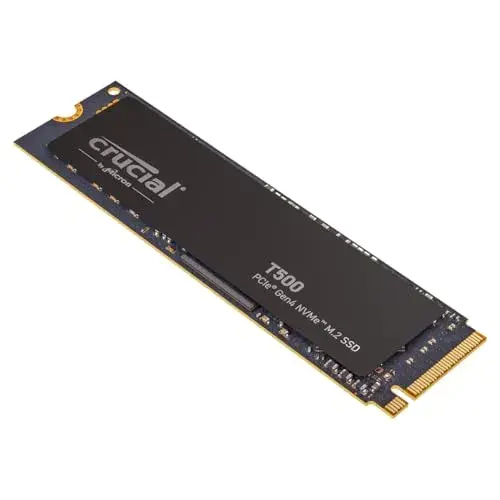 Crucial T500 2TB SSD NVMe M.2 7400 MB/s cinzento
