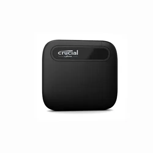 Crucial X6 1TB USB 3.1 Preto